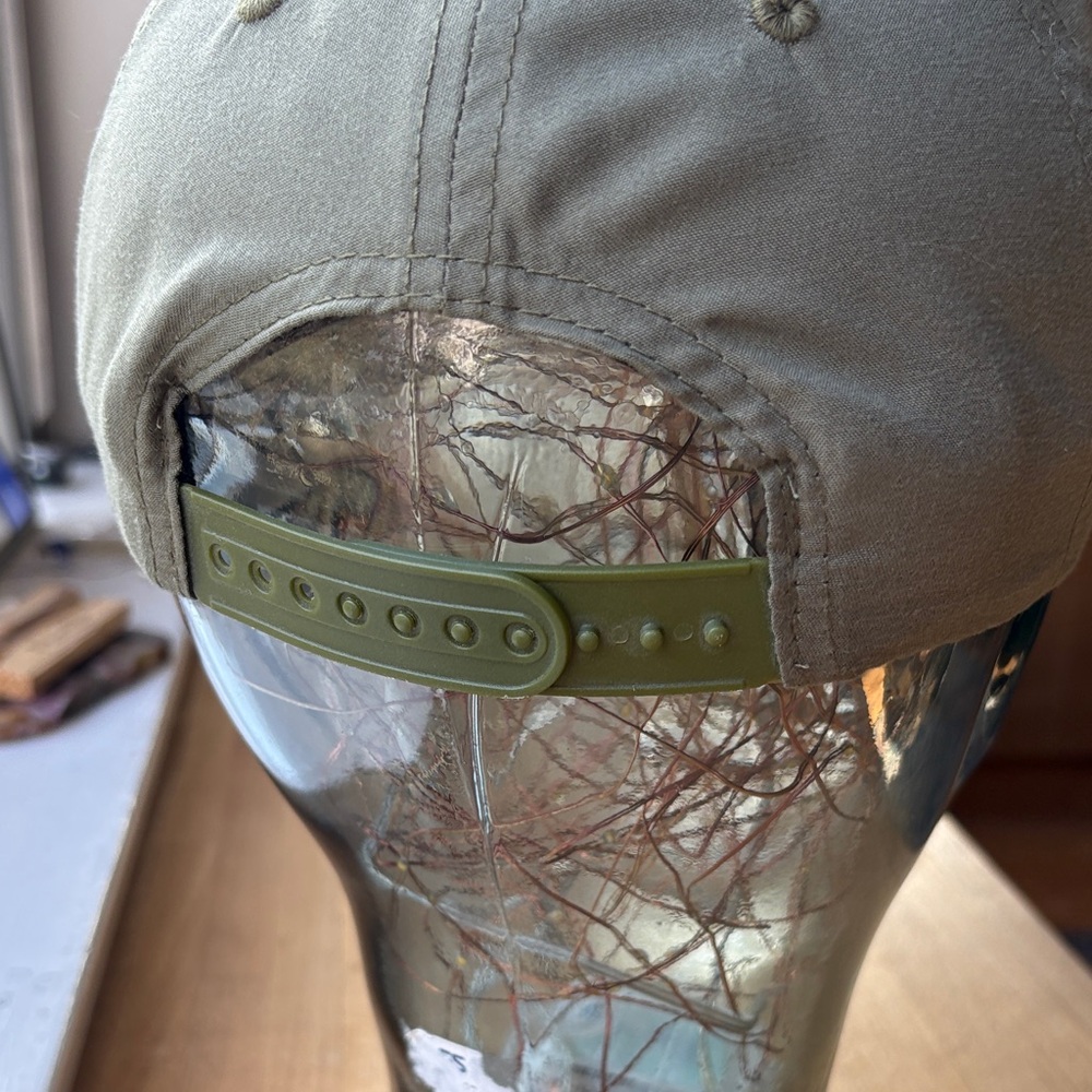 Thrasher Olive Green Rope-Trim Snapback Hat with Black Logo - Picture 2 of 3